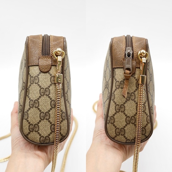 🍓GUCCI Sherryline Web Clutch - Picture 9 of 11